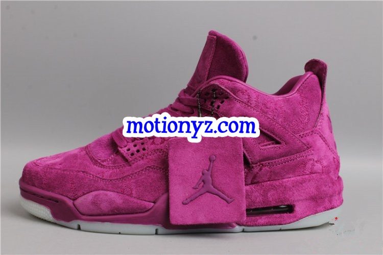 Authentic Air Jordan 4 Kaws Purple Drapes